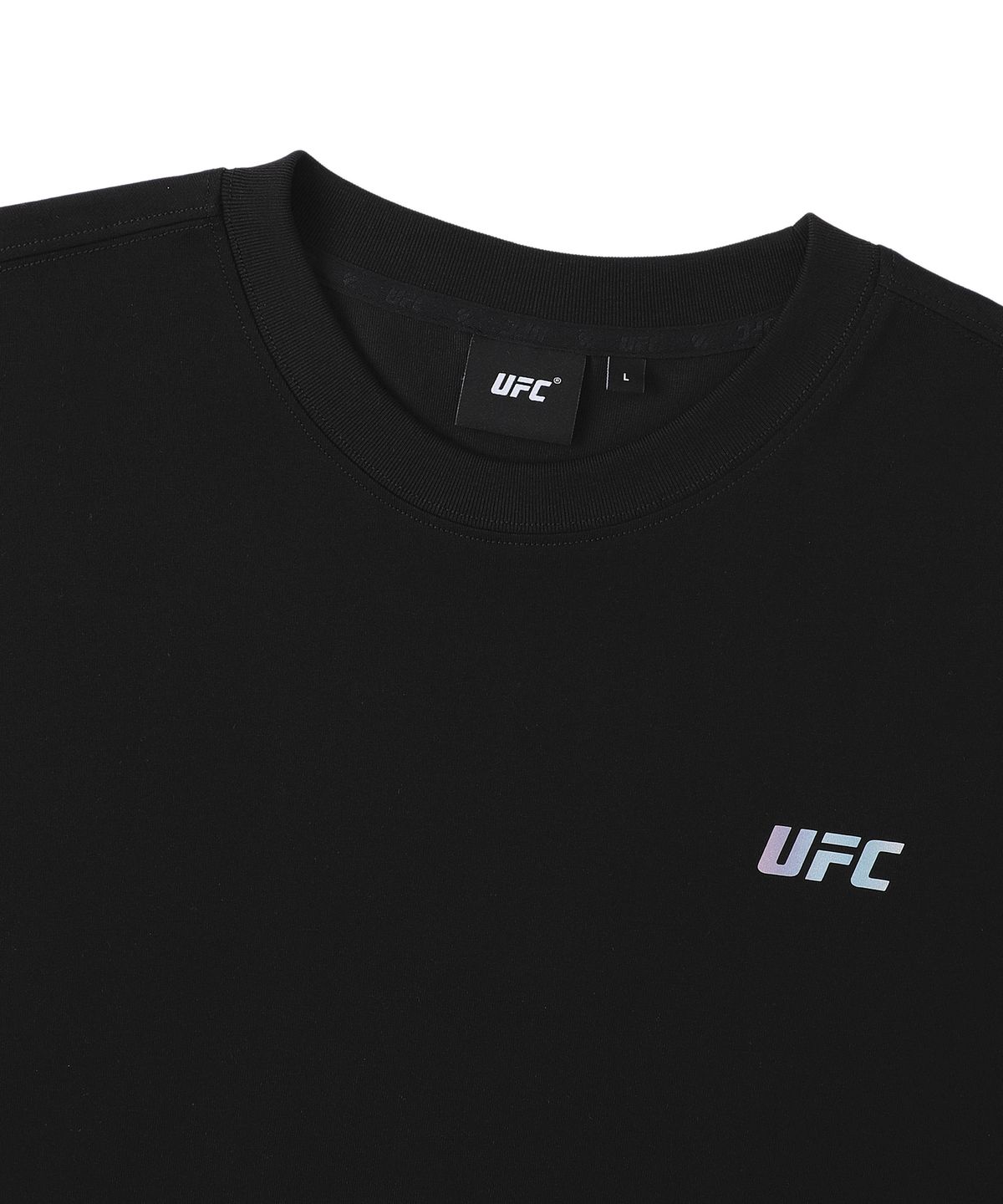 유에프씨 스포츠(UFC SPORT) UFC 챔피언 메가핏 반팔 티셔츠 블랙 U2SSX2114BK