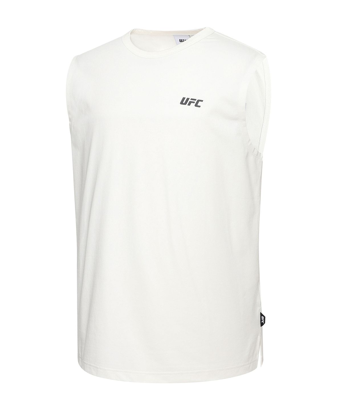 유에프씨 스포츠(UFC SPORT) UFC 에센셜+ 릴렉스핏 슬리브리스 화이트 U2SLX2103WH