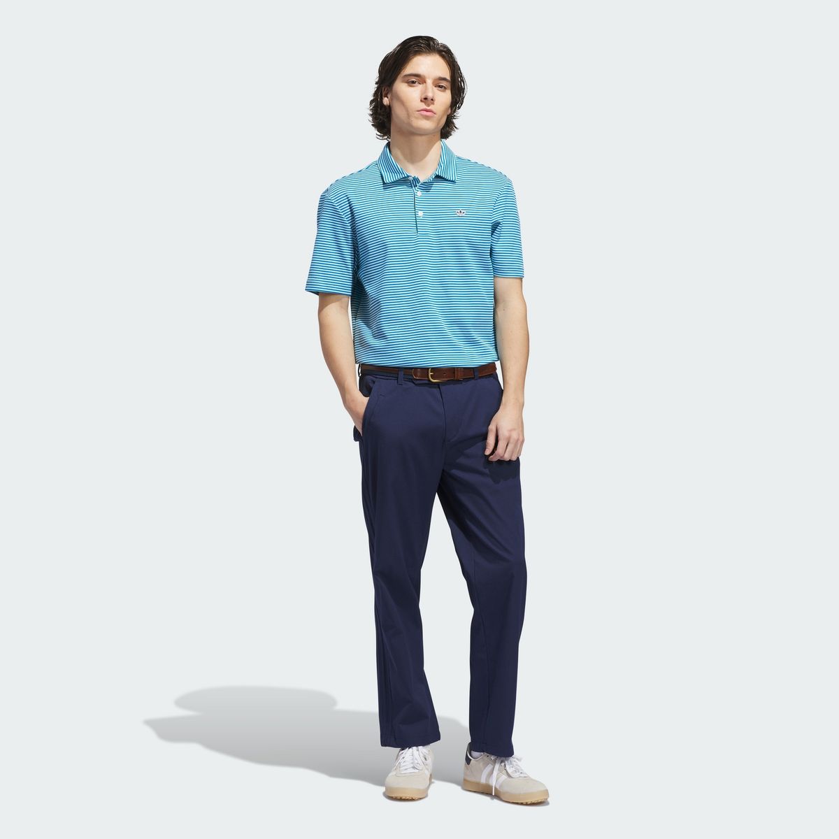 아디다스 골프(ADIDAS GOLF) 오리지널스 스트라이프 피케 폴로 KB8625