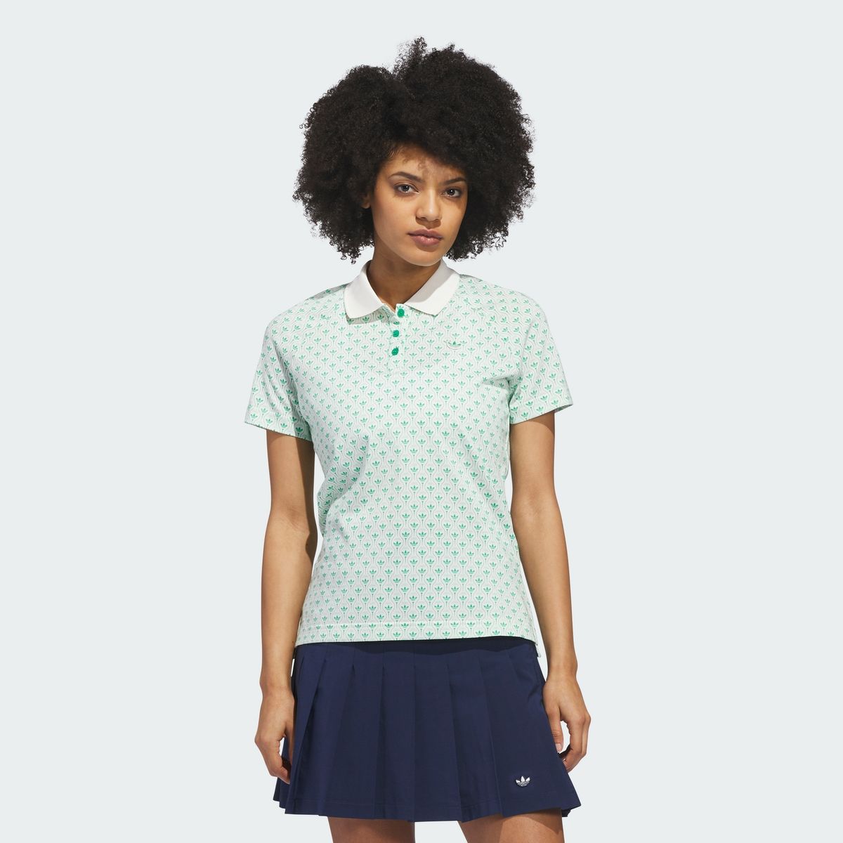 아디다스 골프(ADIDAS GOLF) Originals All Over Trefoil 폴로 셔츠 KQ9700