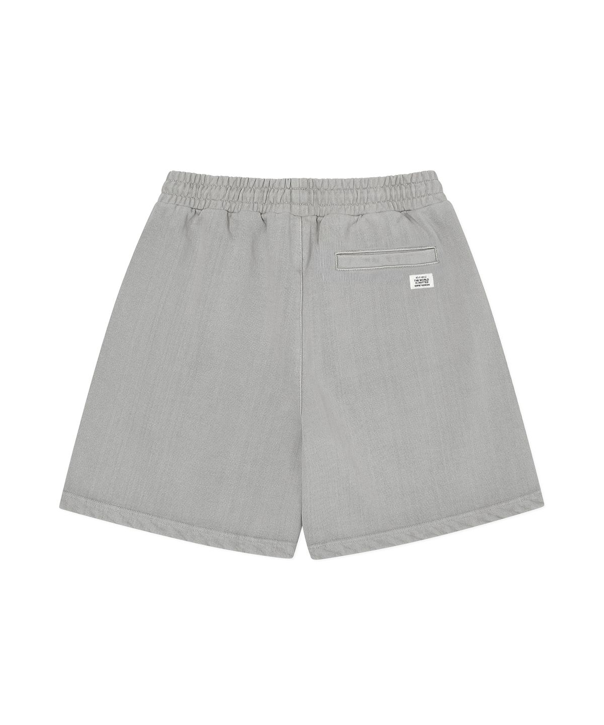 콤팩트 레코드 바(KOMPAKT RECORD BAR) KRB Washed Embroidered Shorts - Grey