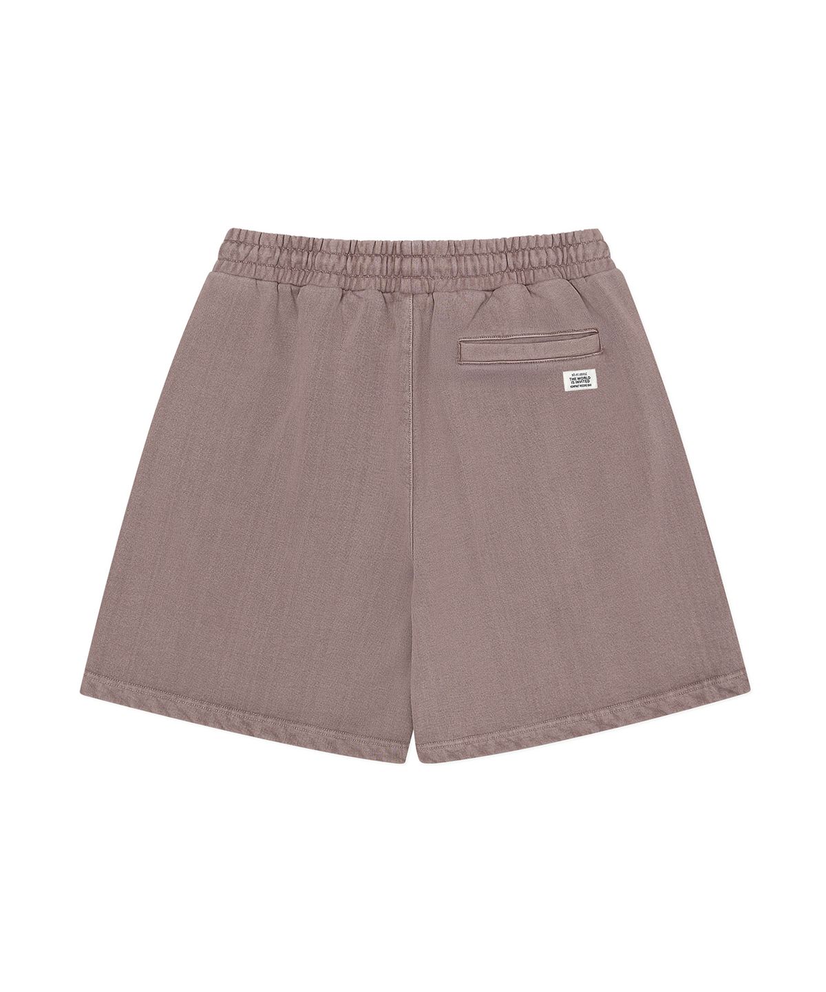 콤팩트 레코드 바(KOMPAKT RECORD BAR) KRB Washed Embroidered Shorts - Ash Burgundy