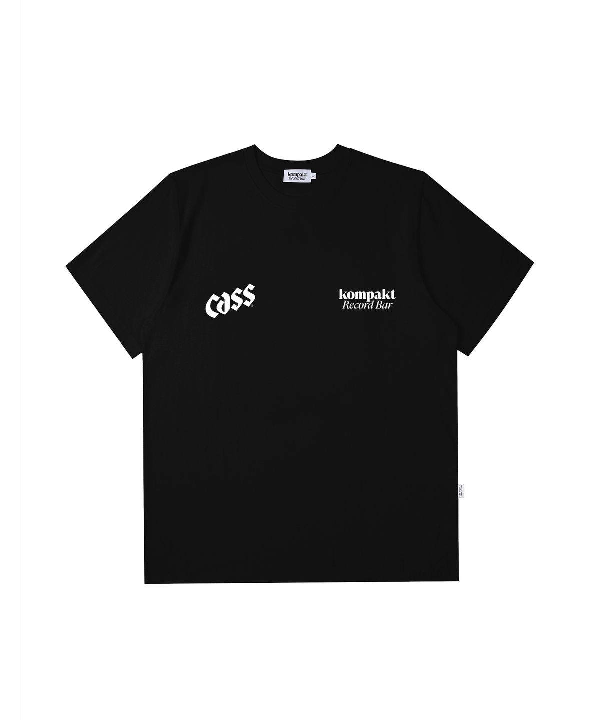 콤팩트 레코드 바(KOMPAKT RECORD BAR) KRB X CASS T-shirt - Black