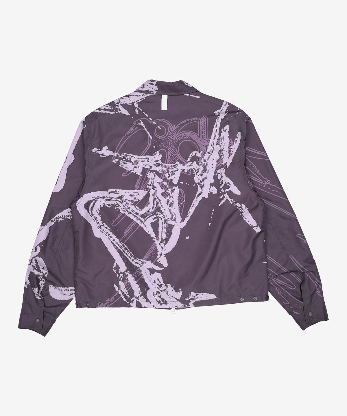 노매뉴얼(NOMANUAL) W.F GRAPHIC SHIRT JACKET - BLACK L