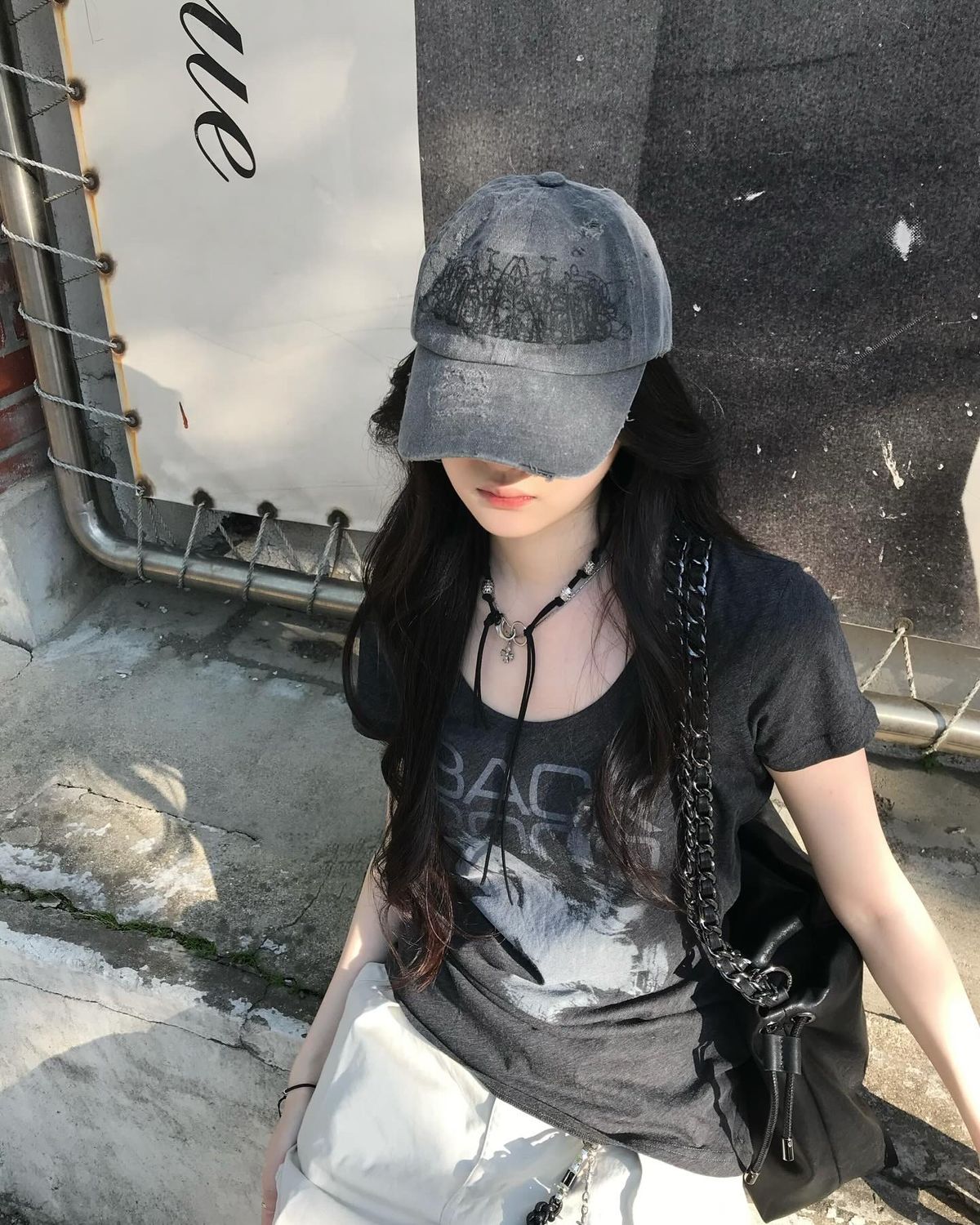 리버뉴스(LIBERALNEWS) BLAVKNESS LOGO CAP_GRAY