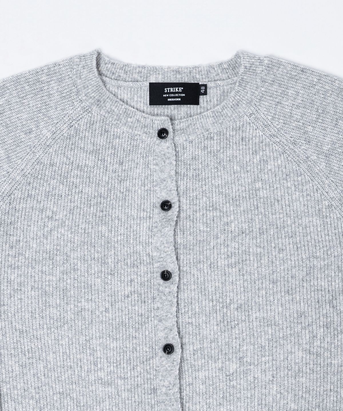 스트라이크(STRIKE) Mellow Texture Button Cardigan (BEIGEㅣGREYㅣBLACK)