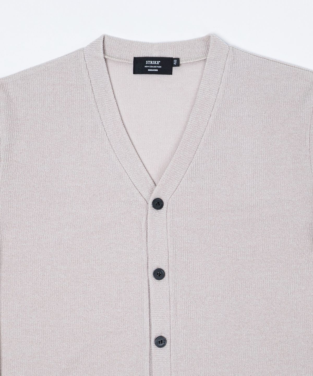 스트라이크(STRIKE) Soft Structure V-Neck Cardigan (CREAMㅣBROWNㅣBLACKㅣCHARCOALㅣNAVY)