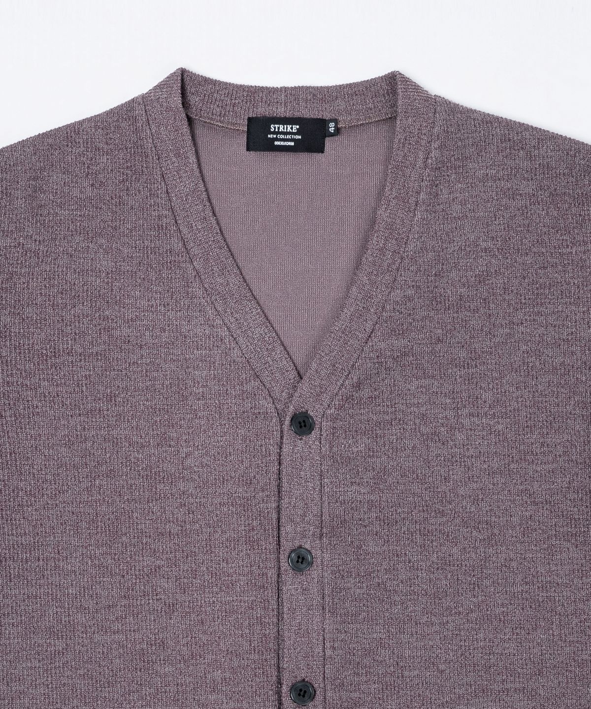 스트라이크(STRIKE) Soft Structure V-Neck Cardigan (CREAMㅣBROWNㅣBLACKㅣCHARCOALㅣNAVY)
