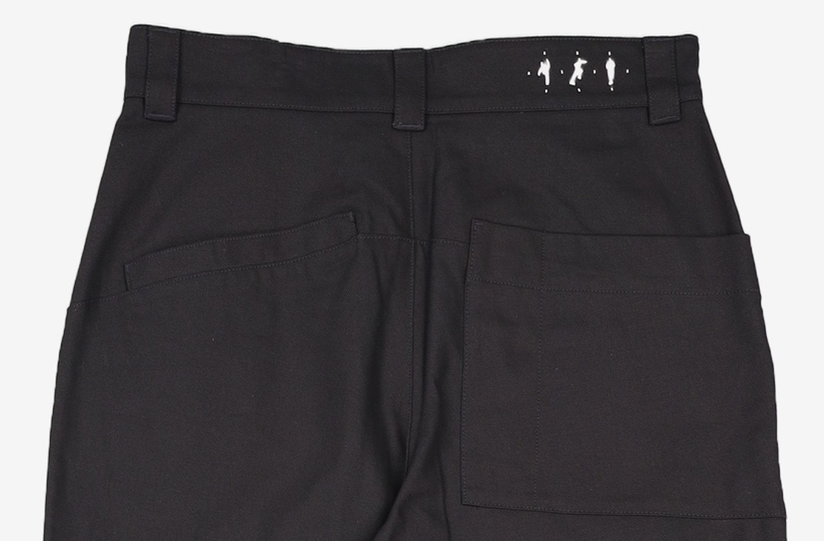 프리커(FREKER) CONTRAST SLIT 3P PANTS_FKPNW23412BKX S