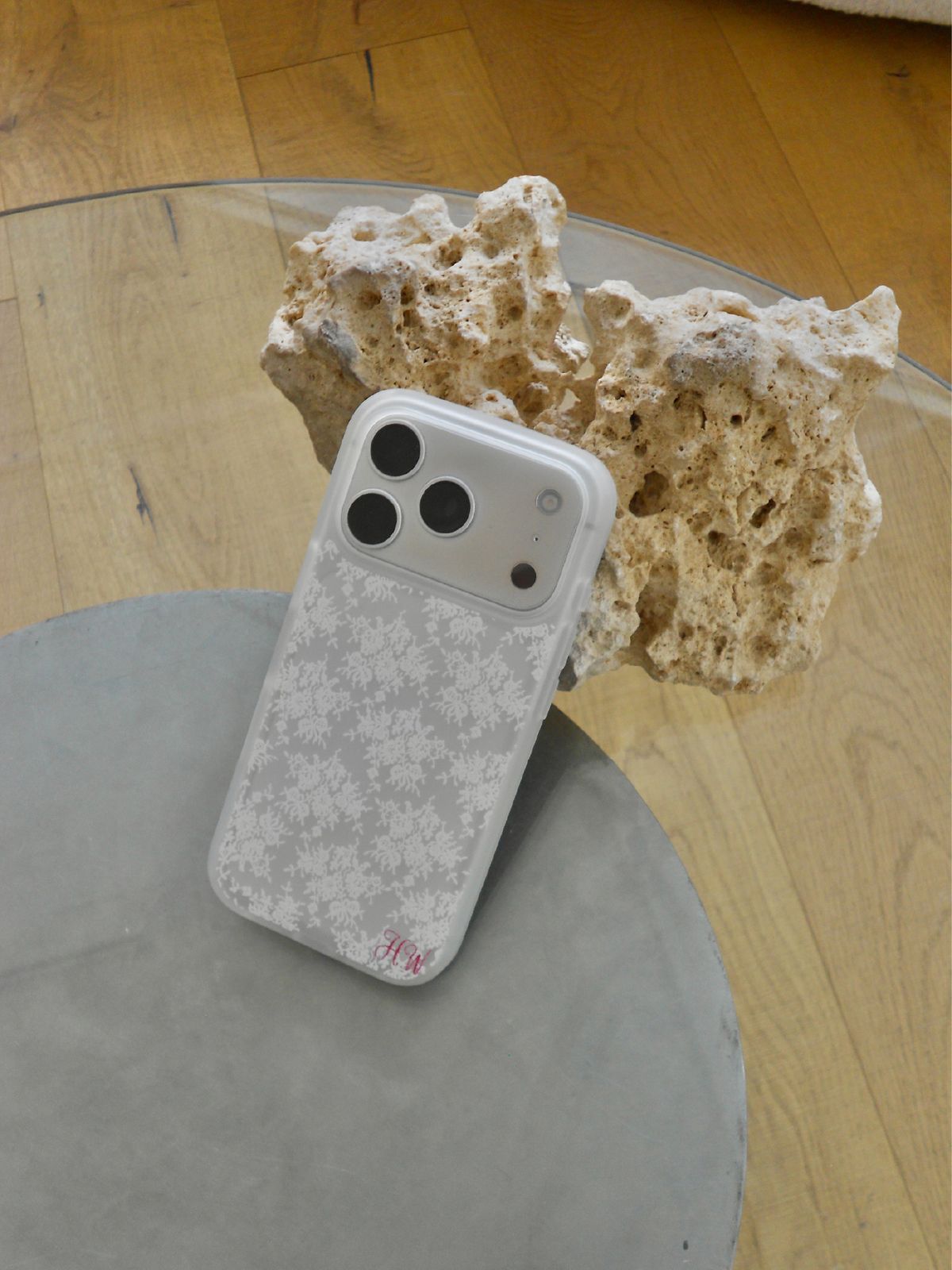 하우위(HOWIE) flower lace case