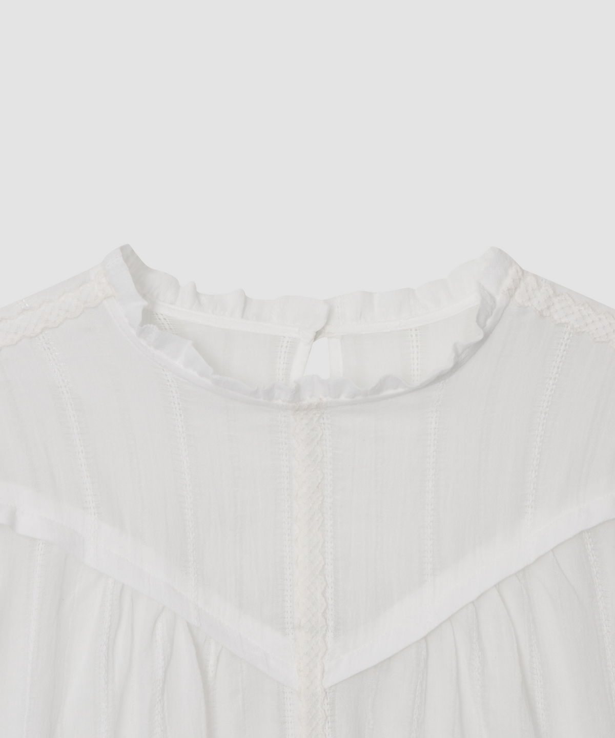 더 릴(THE LILLE) Veil Half Blouse_Ivory