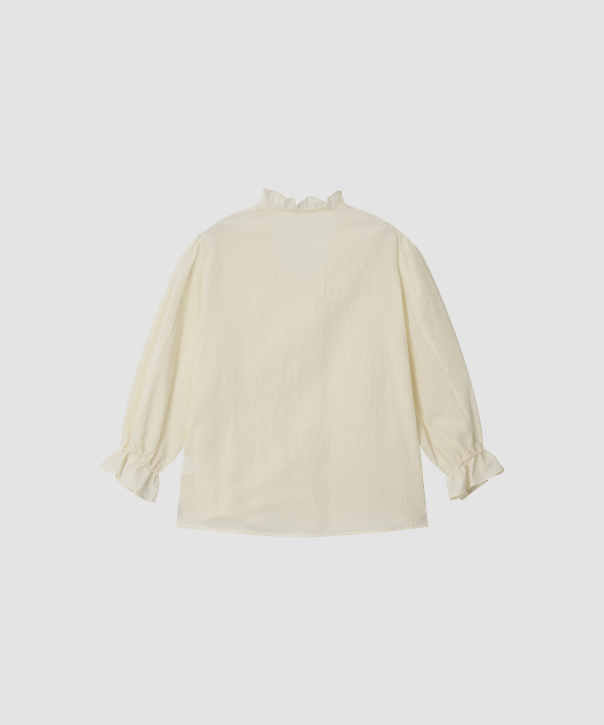더 릴(THE LILLE) Spring Mare Frill Blouse_Ivory