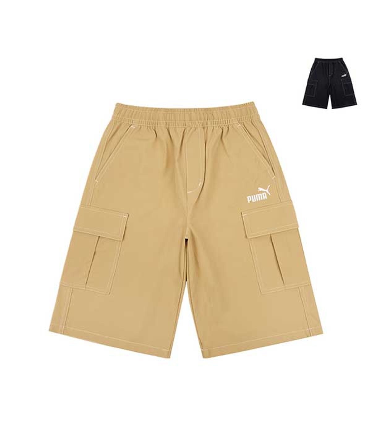푸마 키즈(PUMA KIDS) 메모리아 카고 버뮤다 팬츠_PK62PW302