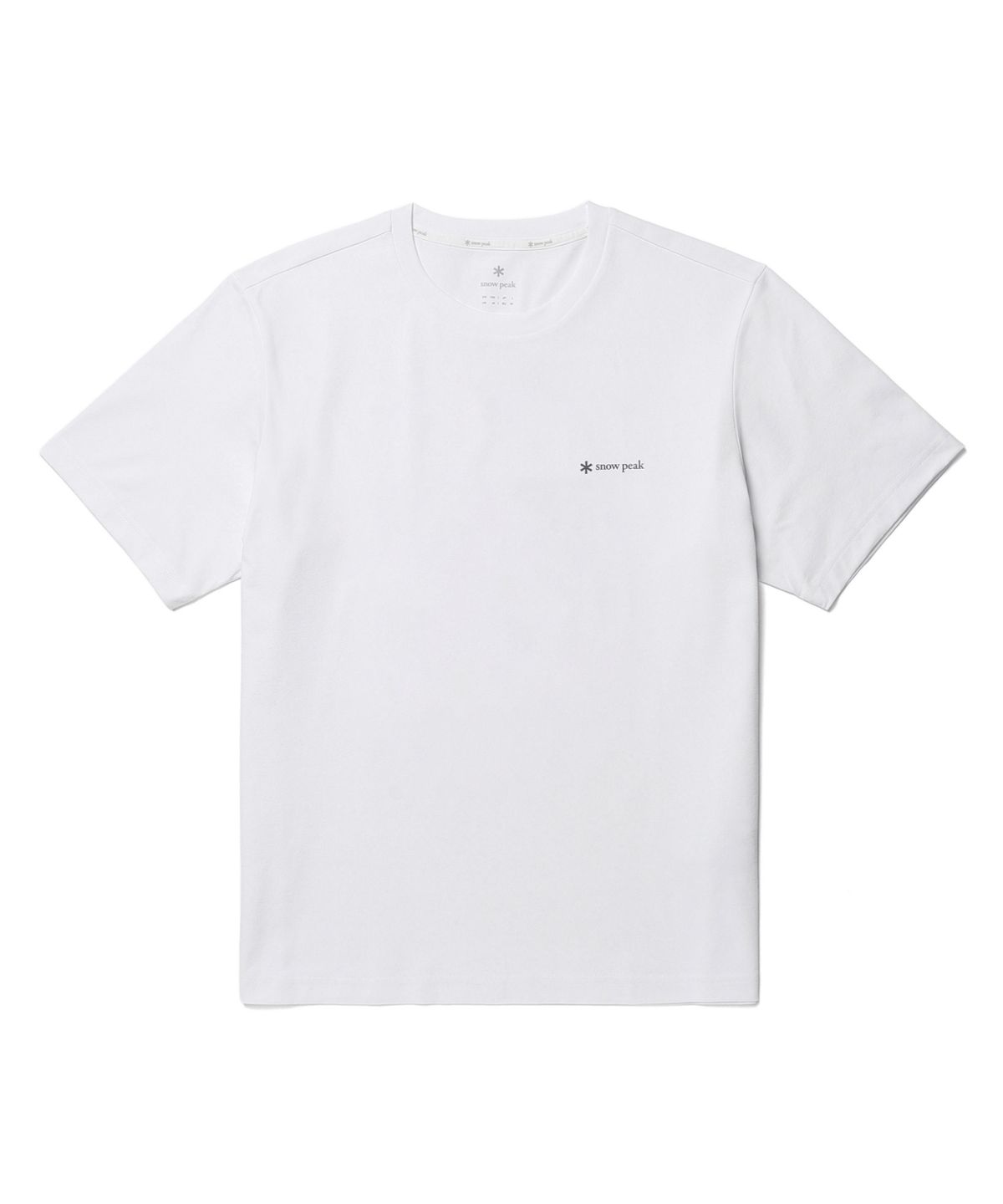 스노우피크 어패럴(SNOWPEAK APPAREL) 퀵드라이 레터링 반팔 티셔츠 (S26MMTTS18) White