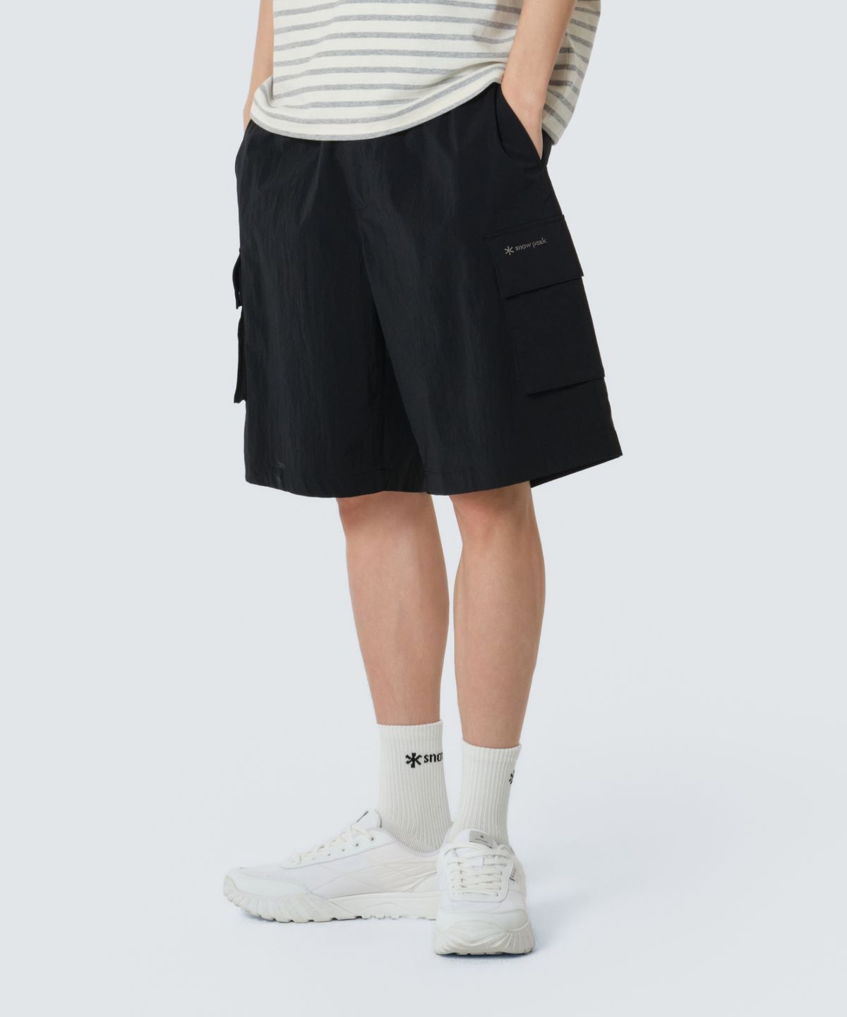 스노우피크 어패럴(SNOWPEAK APPAREL) 루트 버뮤다 팬츠 (S26MURHP66) Black
