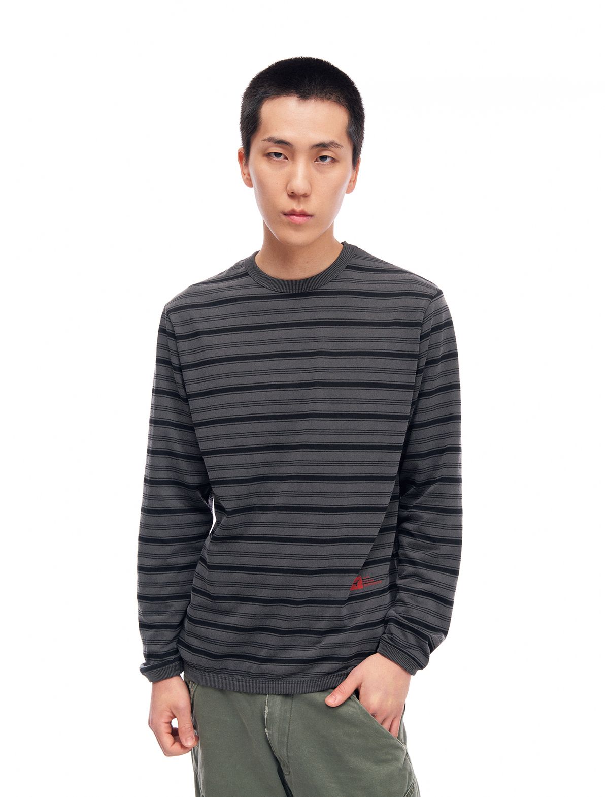 하이파이 사운드 레퍼런스(HIFI SOUND REFERENCE) Striped Long Sleeveless, Vintage Black