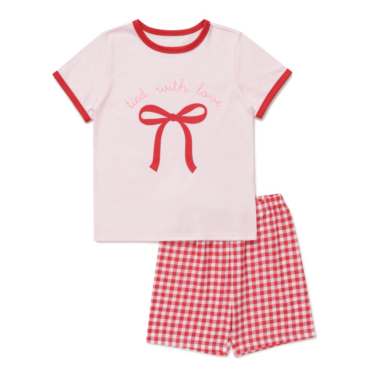 래핑차일드(LAUGHINGCHILD) 리본 에어리쿨 반팔상하 (86329-714-10)