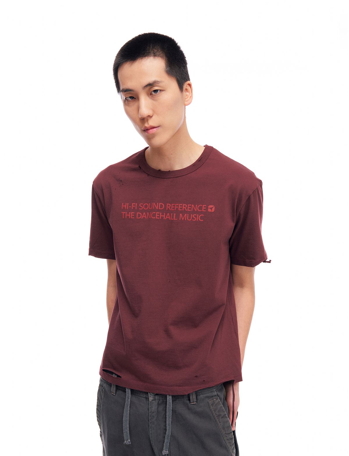 하이파이 사운드 레퍼런스(HIFI SOUND REFERENCE) Vintage Dancehall T-Shirts, Wine