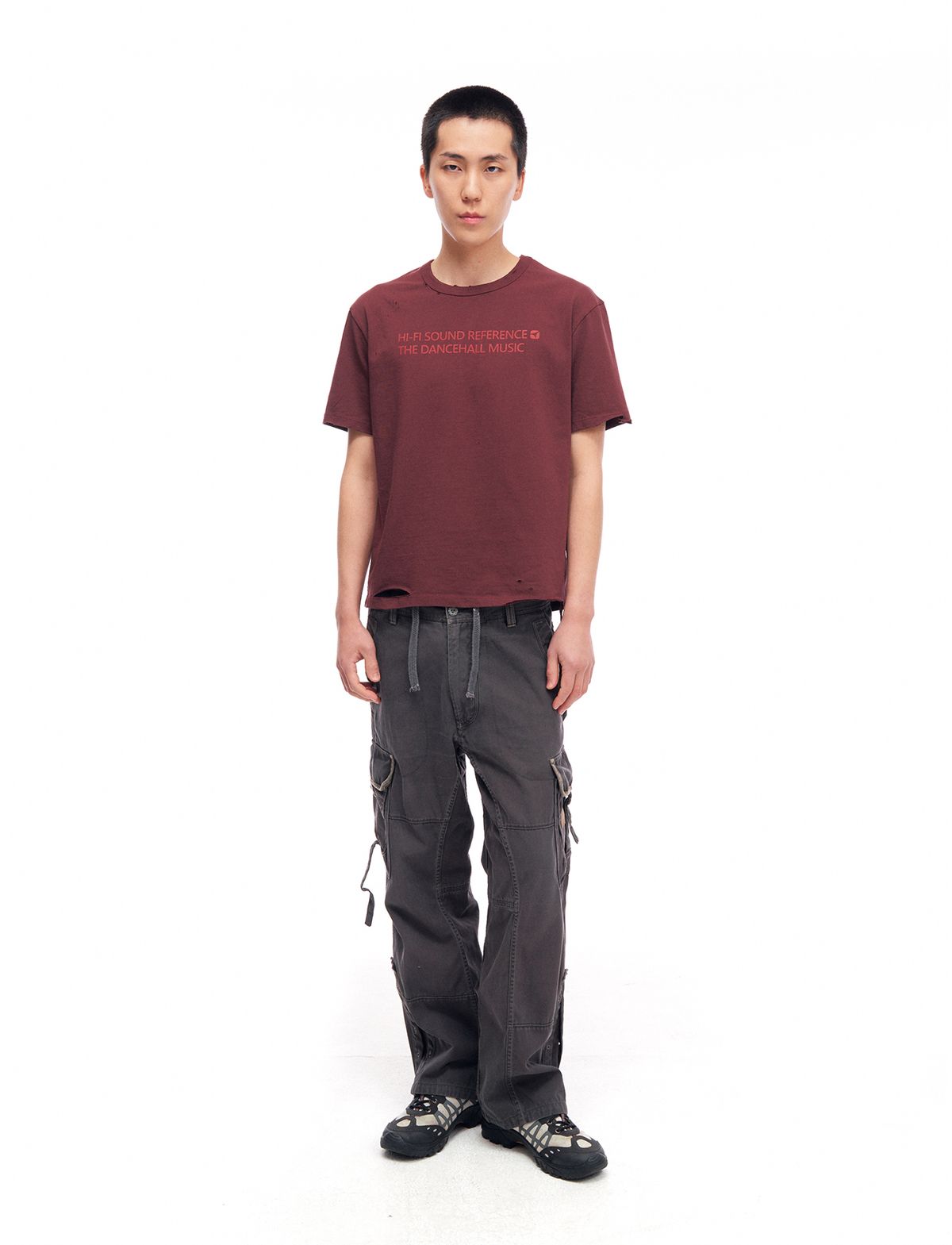 하이파이 사운드 레퍼런스(HIFI SOUND REFERENCE) Vintage Dancehall T-Shirts, Wine