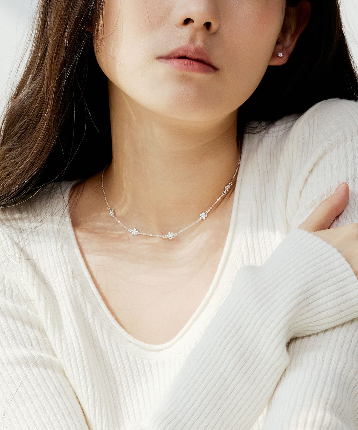 실버태그(SILVERTAG) SIN-26SS1 925 실버 데이지 미뉴에트 목걸이