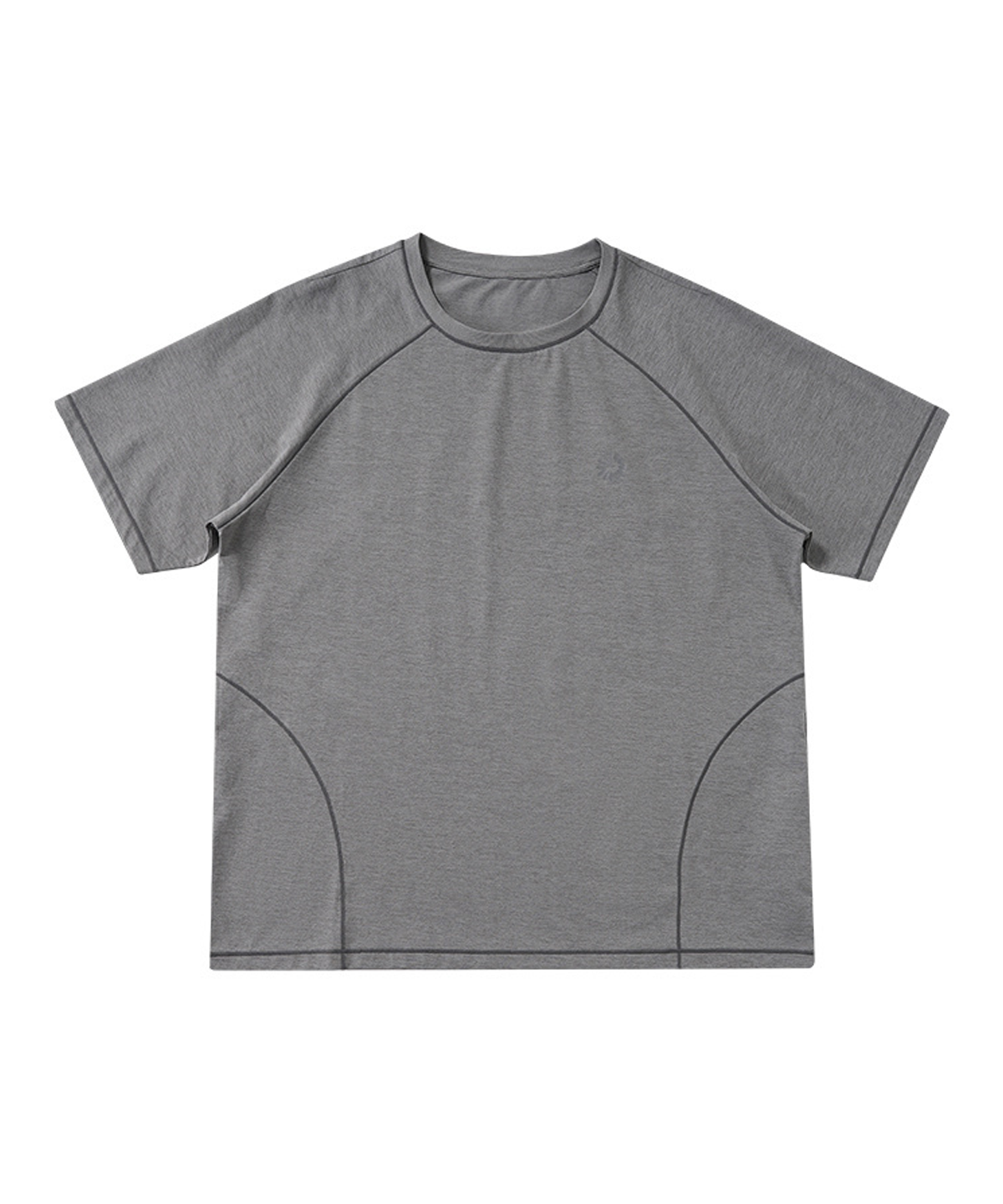 버튼서울(BUTTON SEOUL) 에르고노믹 테크 절개 래글런 숏슬리브 (3 COLORS)