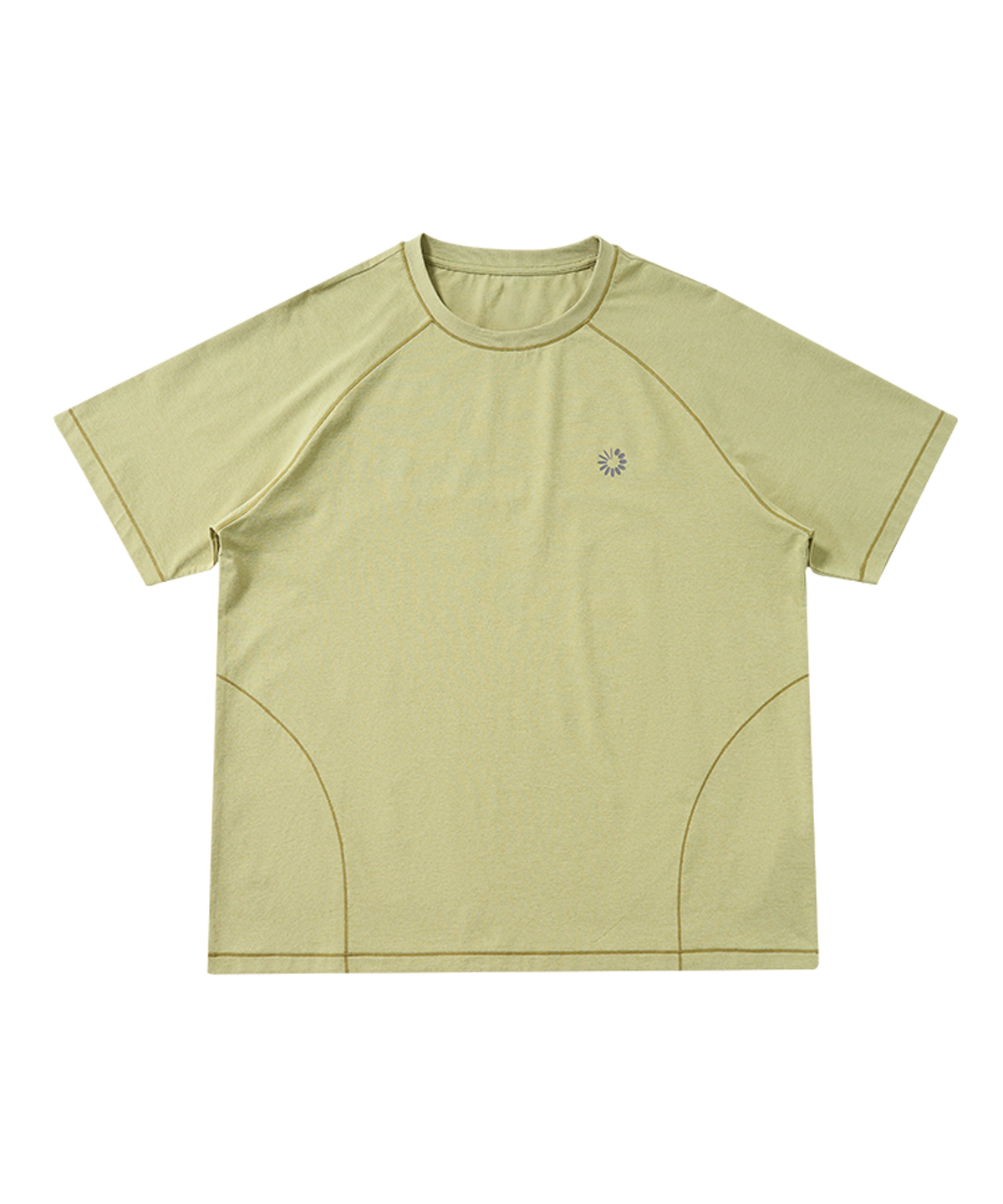 버튼서울(BUTTON SEOUL) 에르고노믹 테크 절개 래글런 숏슬리브 (3 COLORS)