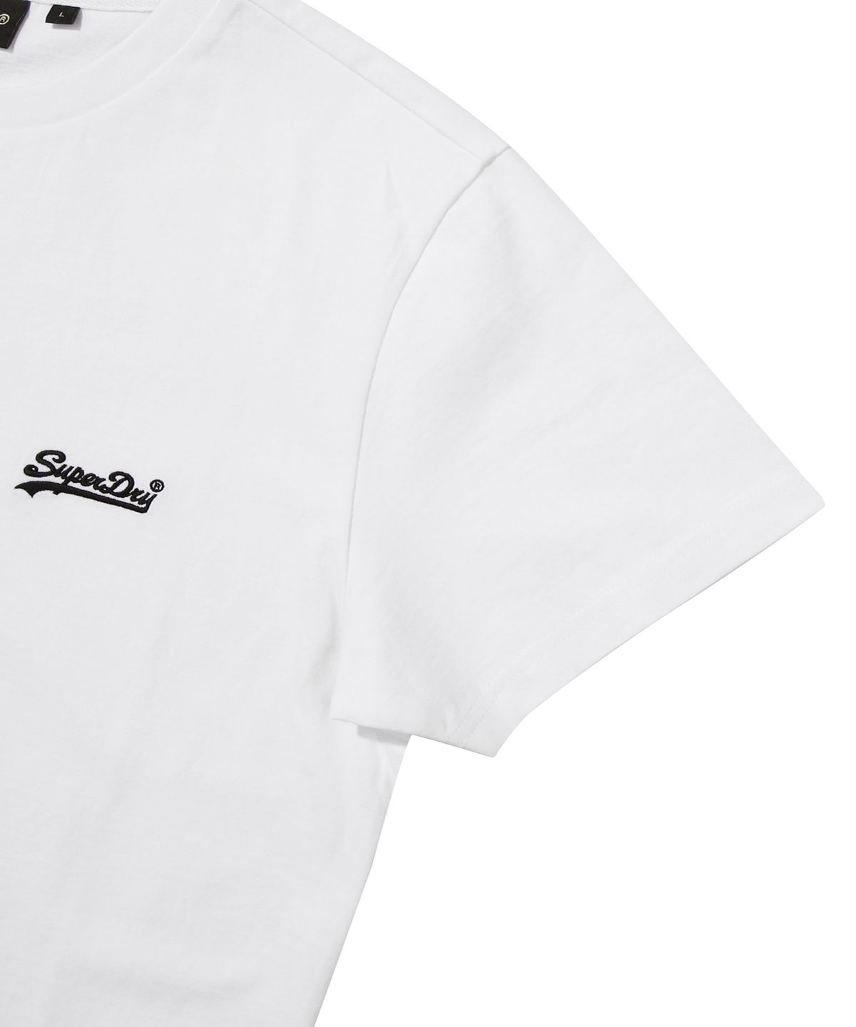 슈퍼드라이(SUPERDRY) 스몰 빈티지 로고 엠보 티셔츠 화이트 SDUISCP19WHT