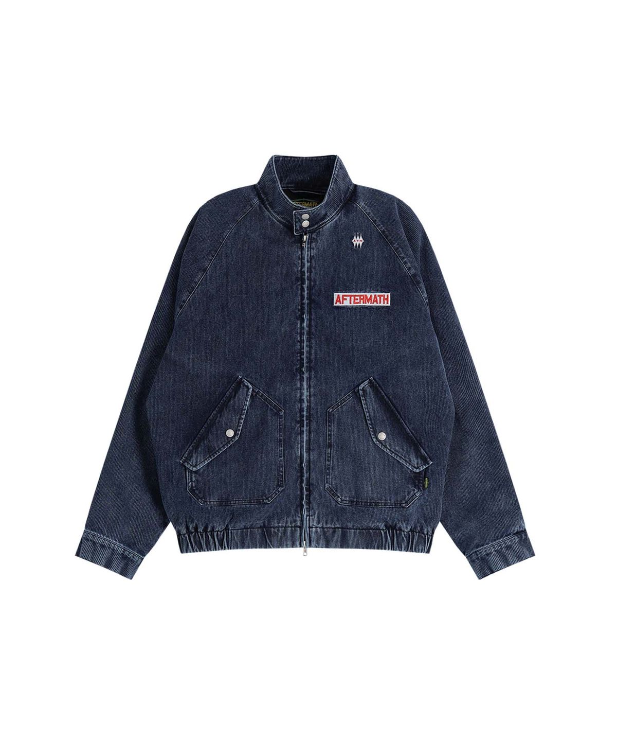 애프터매스(AFTERMATH) HARRINGTION JACKET INDIGO