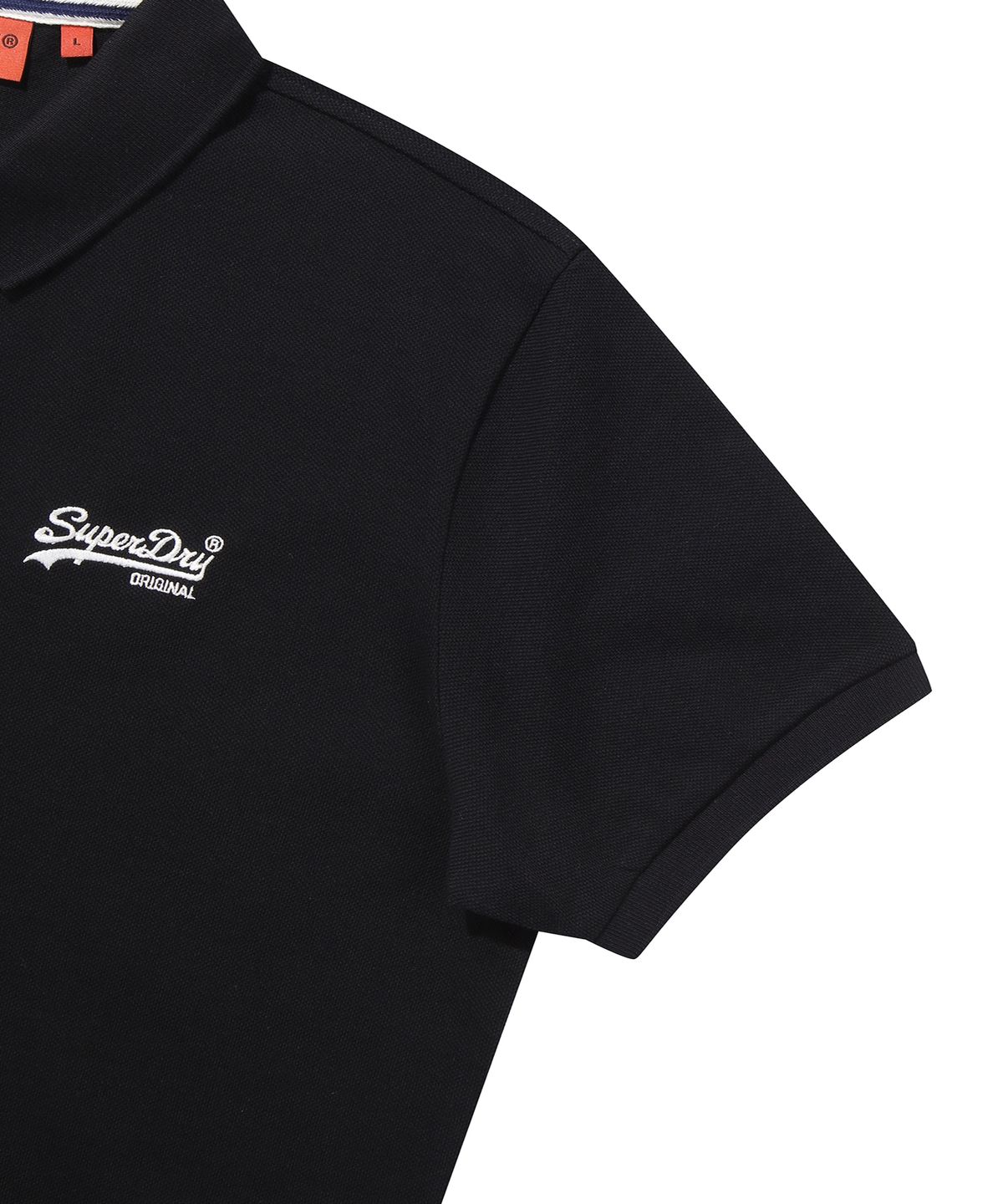 슈퍼드라이(SUPERDRY) 빈티지 로고 폴로 셔츠 블랙 SDMIQAP60BLK