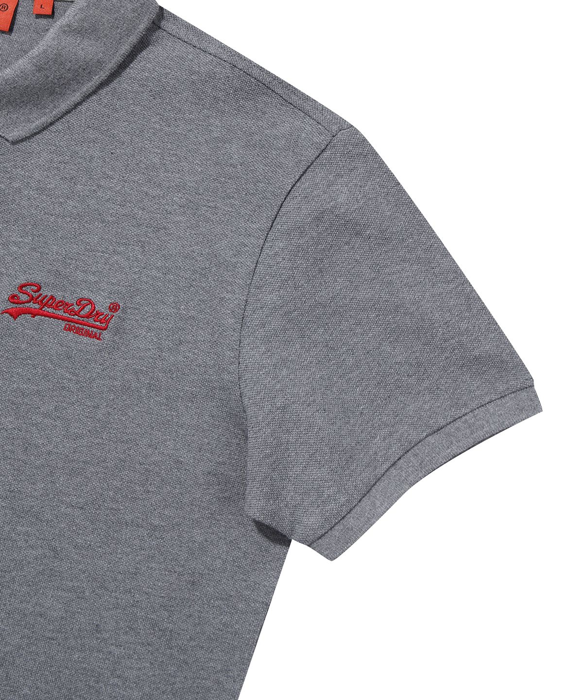 슈퍼드라이(SUPERDRY) 빈티지 로고 폴로 셔츠 멜란지그레이 SDMIQAP60MGR