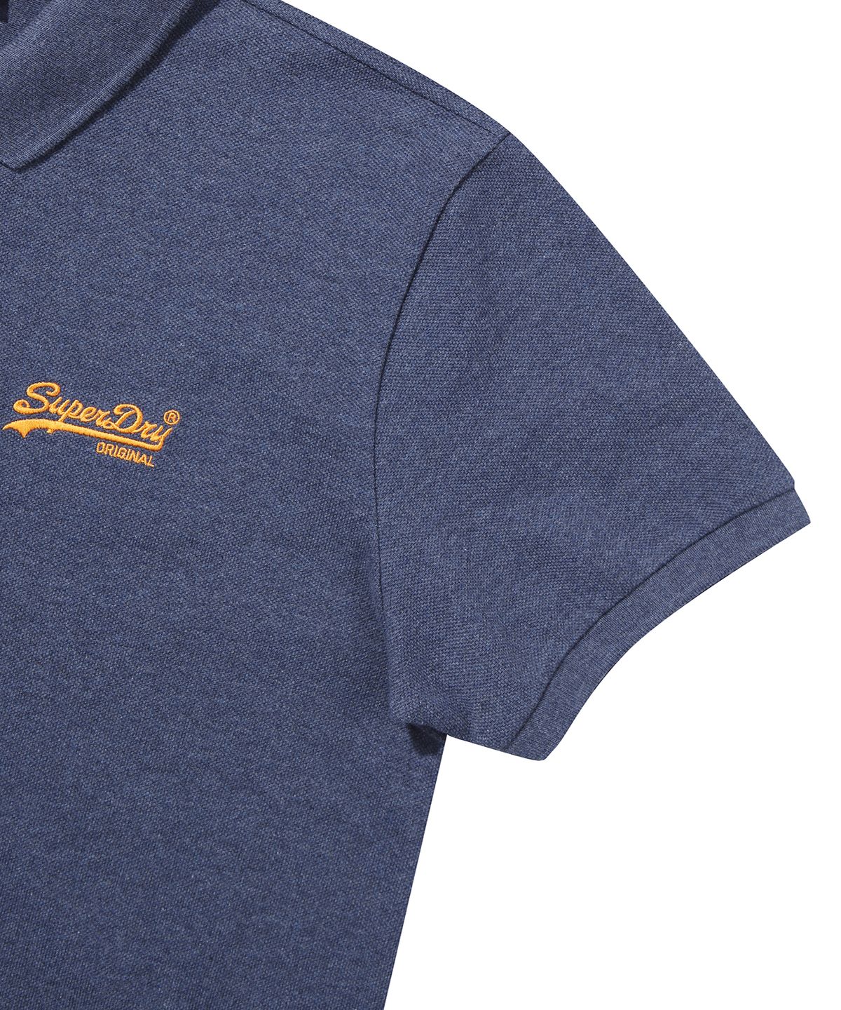 슈퍼드라이(SUPERDRY) 빈티지 로고 폴로 셔츠 미드인디고 SDMIQAP60MID