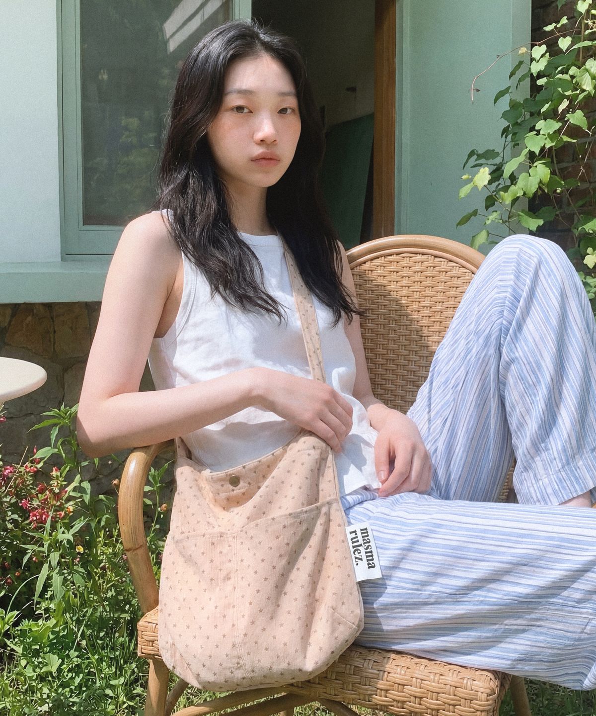마스마룰즈(MASMARULEZ) Snack eco crossbag_Star beige