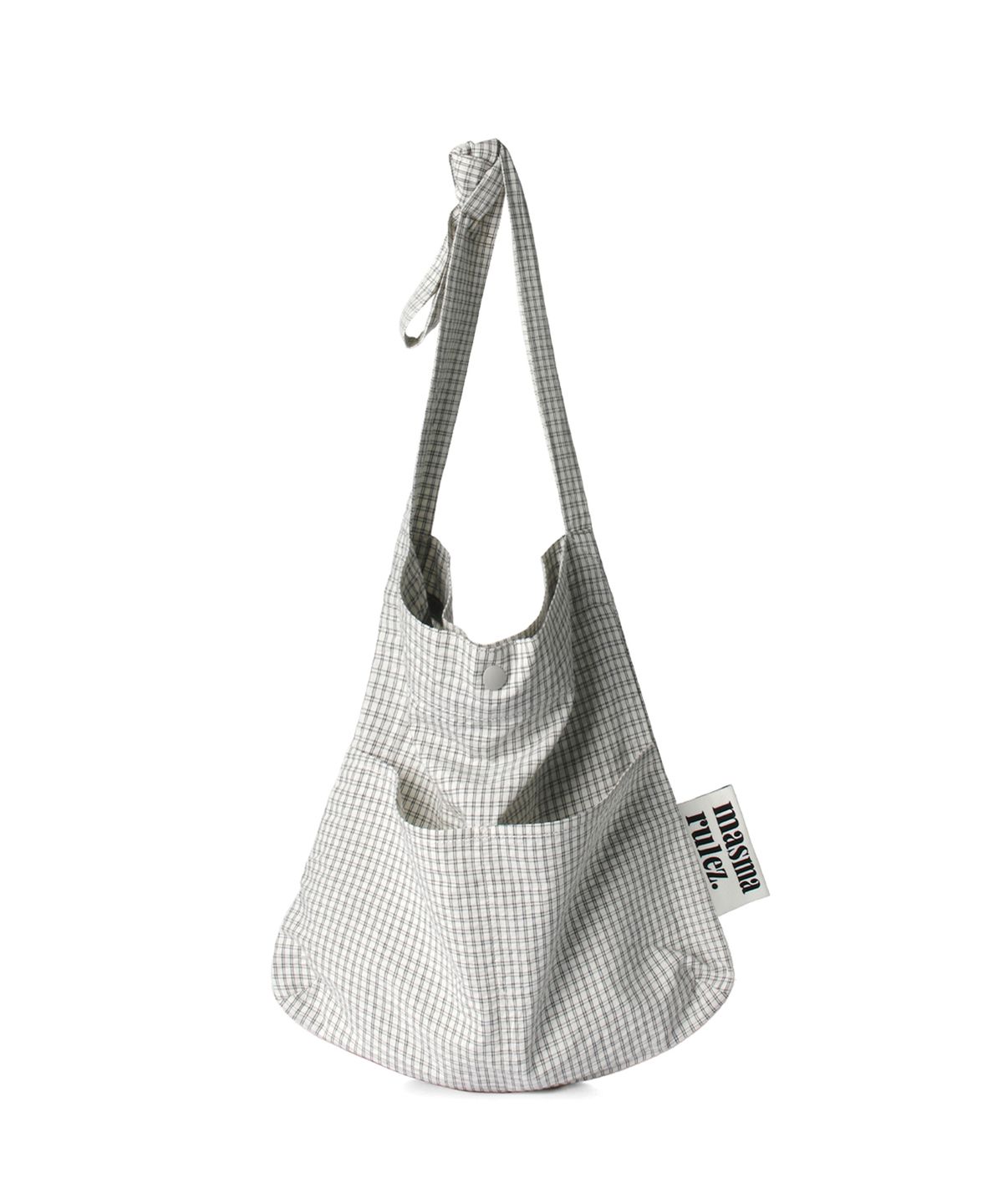 마스마룰즈(MASMARULEZ) Snack eco crossbag_Cozy check ivory