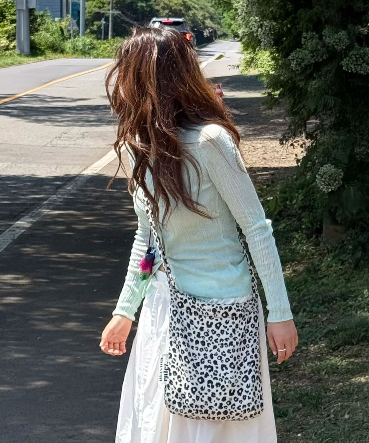 마스마룰즈(MASMARULEZ) Snack eco crossbag_Grand leopard ivory