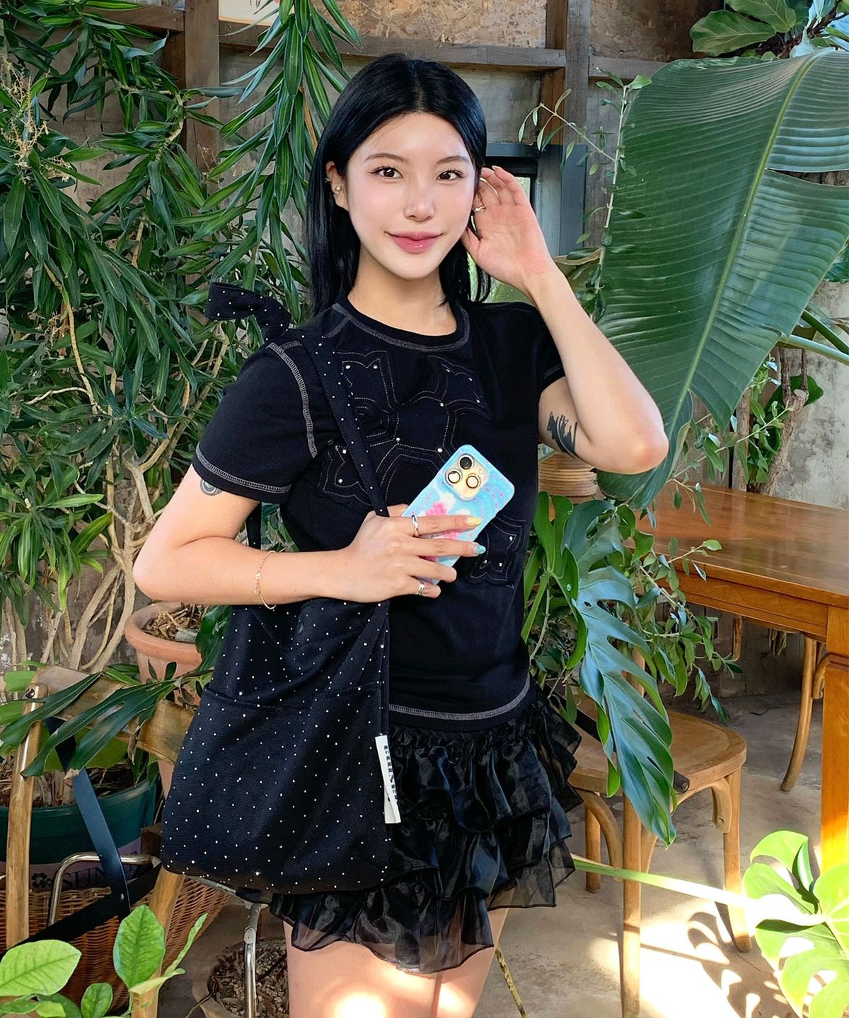 마스마룰즈(MASMARULEZ) Snack eco crossbag_Twilight black