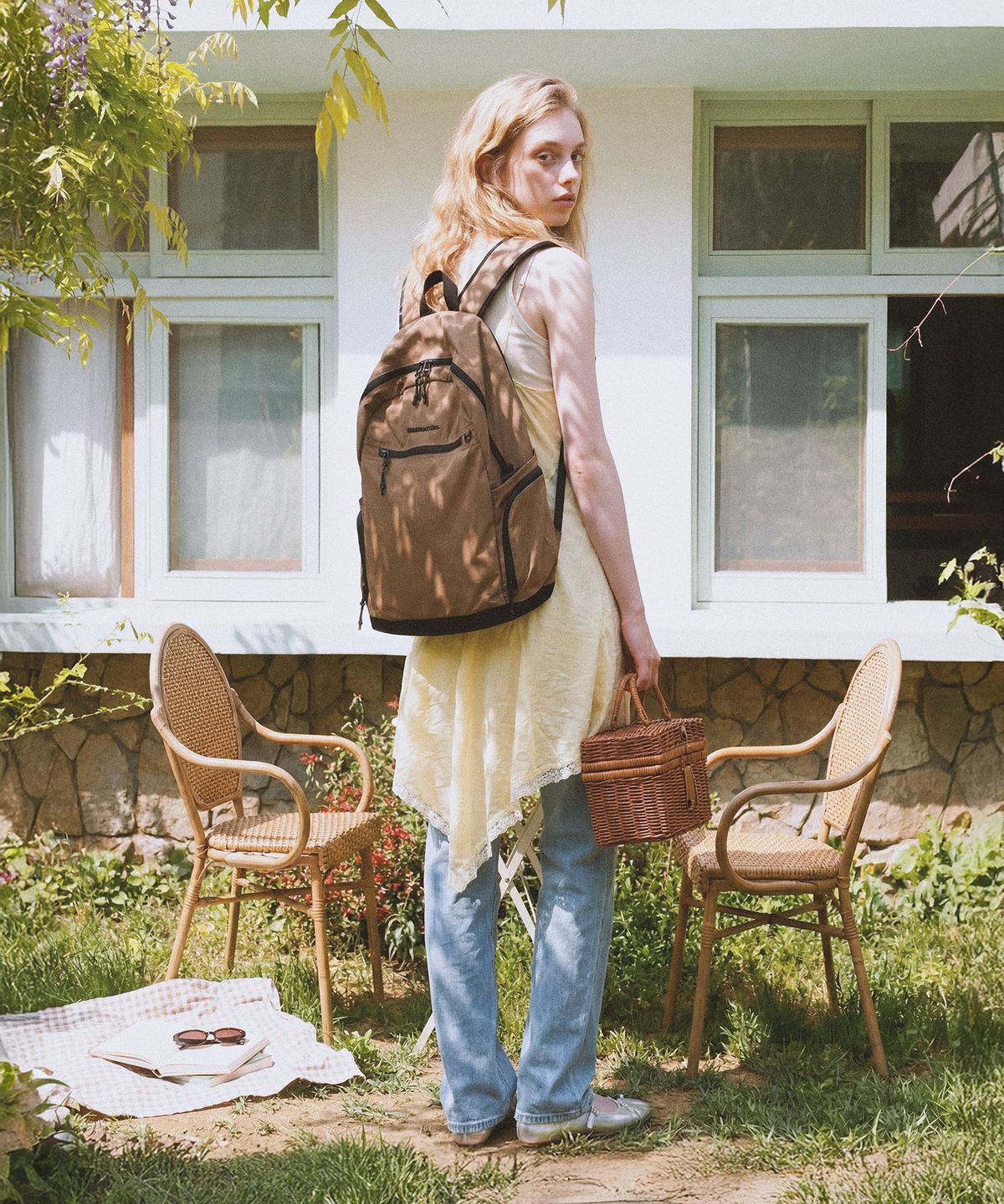 마스마룰즈(MASMARULEZ) Mono lite backpack_Sand Camel