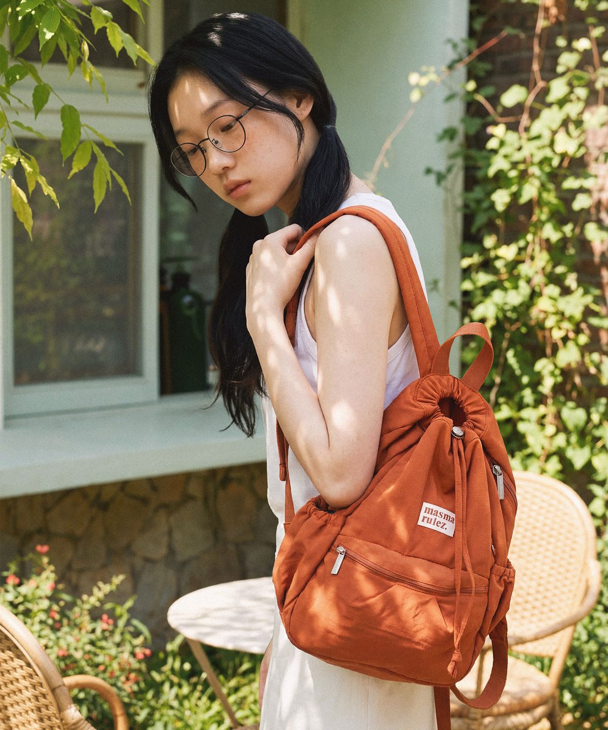 마스마룰즈(MASMARULEZ) Pumpkin mini backpack_Pumpkin orange