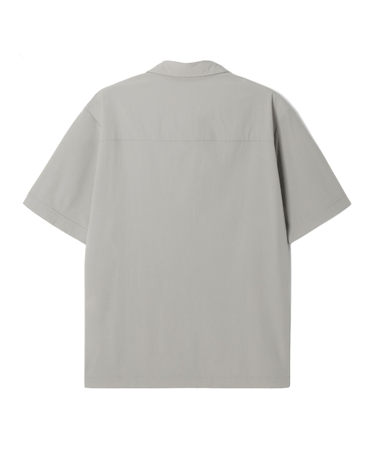 애드호크(ADHOC) 남성 칼라넥 우븐 반팔 셔츠 (KHAKI BEIGE) (HC5ST40)