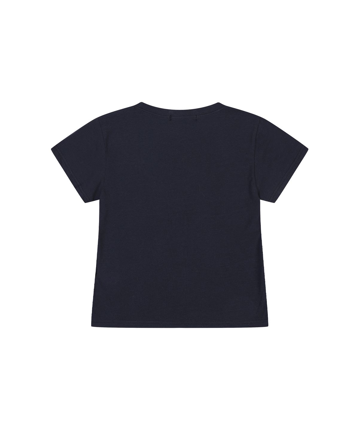 델리센트(DELICCENT) 레터링 슬림 티셔츠 [NAVY]