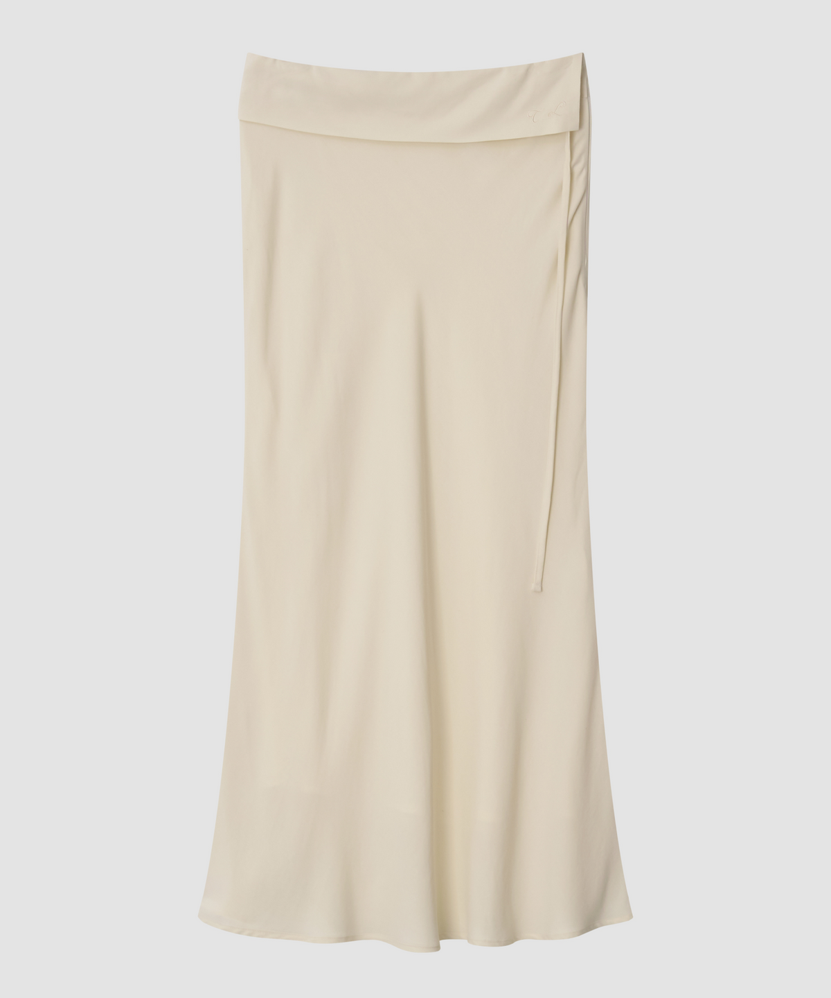 더 릴(THE LILLE) Folded Long Skirt_Cream