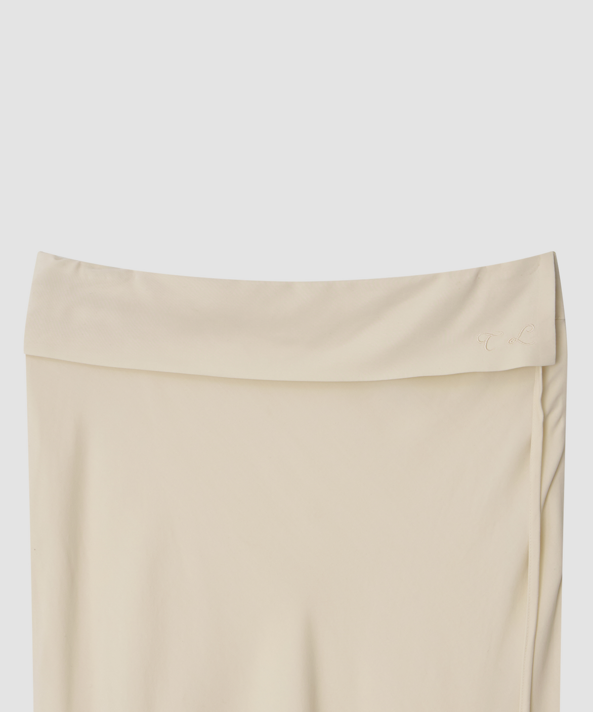 더 릴(THE LILLE) Folded Long Skirt_Cream