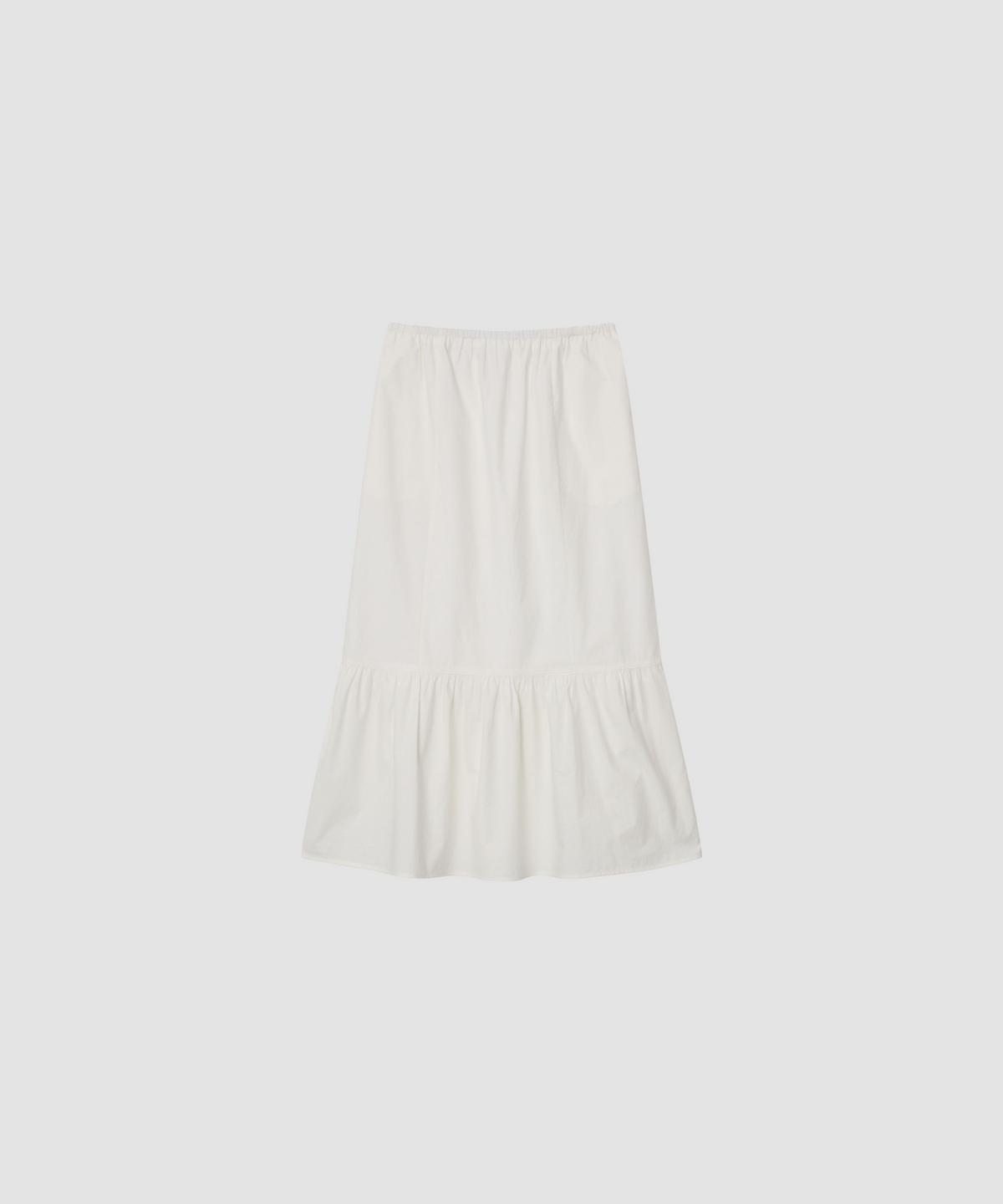 더 릴(THE LILLE) Trim White Long Skirt