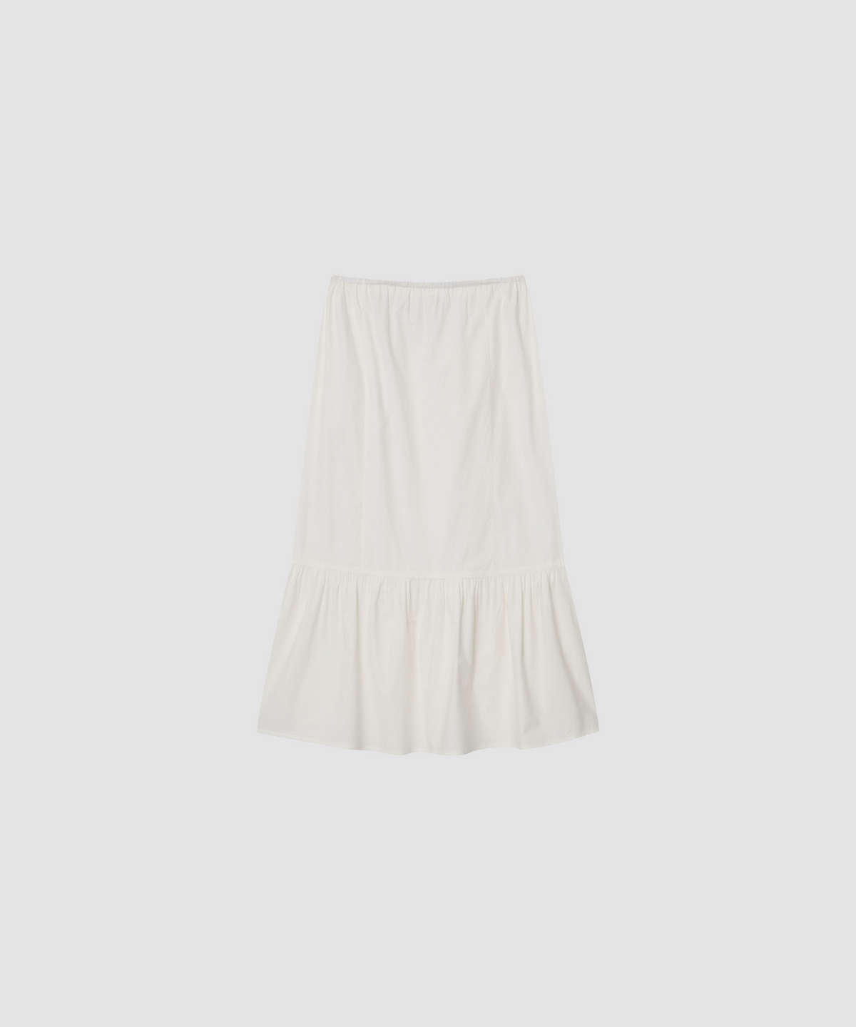 더 릴(THE LILLE) Trim White Long Skirt