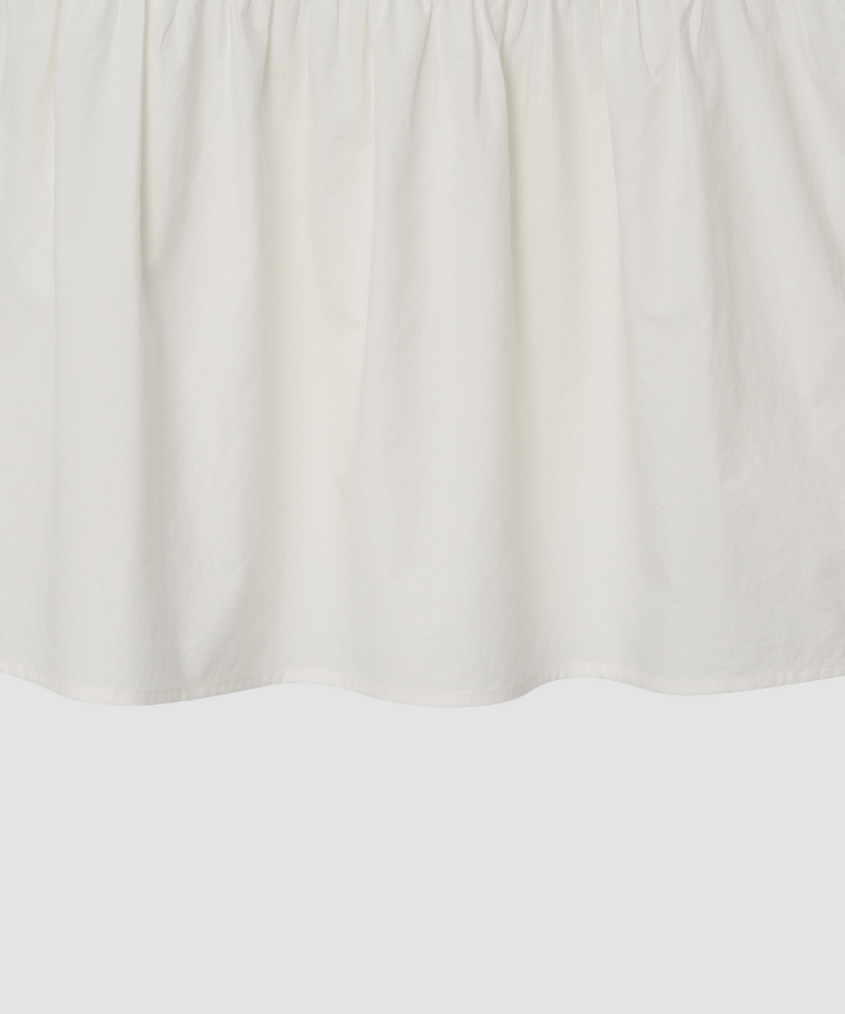 더 릴(THE LILLE) Trim White Long Skirt