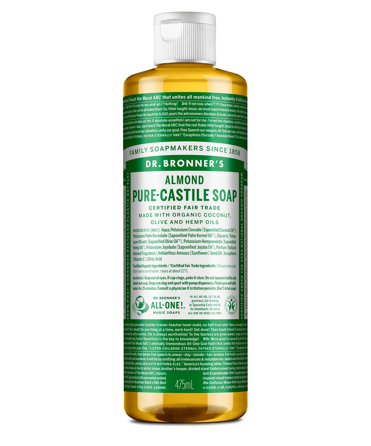 닥터 브로너스(DR.BRONNER'S) 퓨어 캐스틸 솝