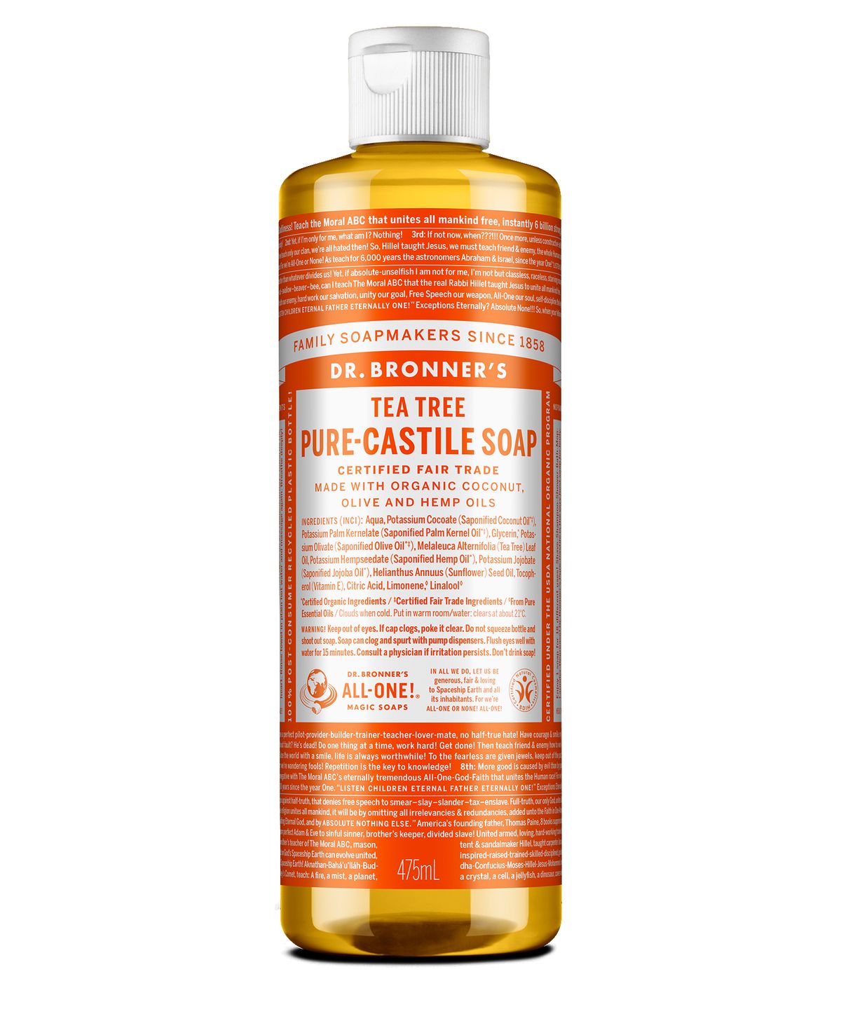 닥터 브로너스(DR.BRONNER'S) 퓨어 캐스틸 솝