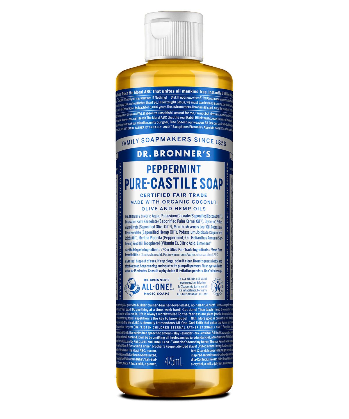 닥터 브로너스(DR.BRONNER'S) 퓨어 캐스틸 솝