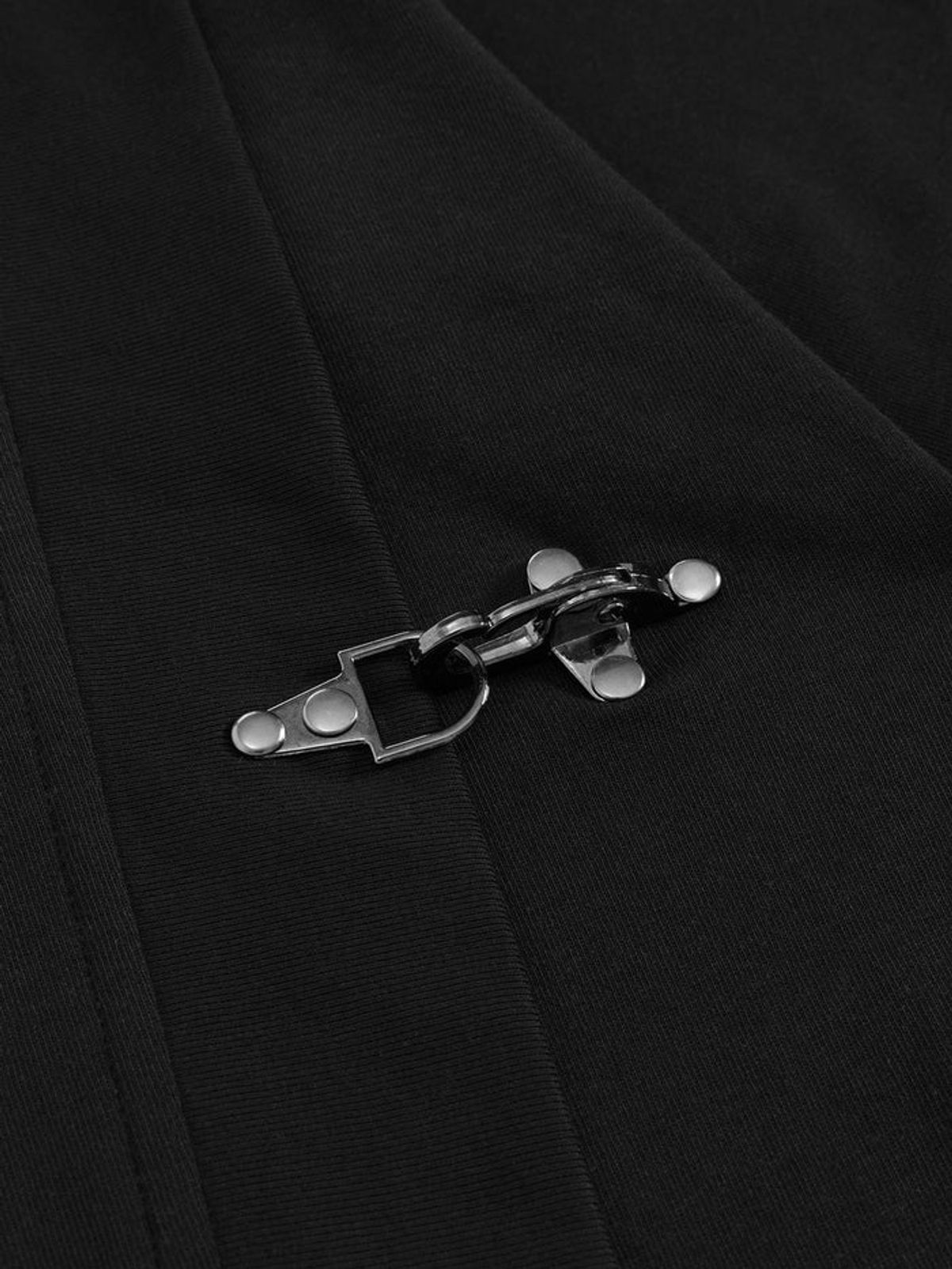 엘프릭 에덴(AELFRIC EDEN) Boxy Metal Button Tee  티셔츠 AE26CTQ10340-01TBLK