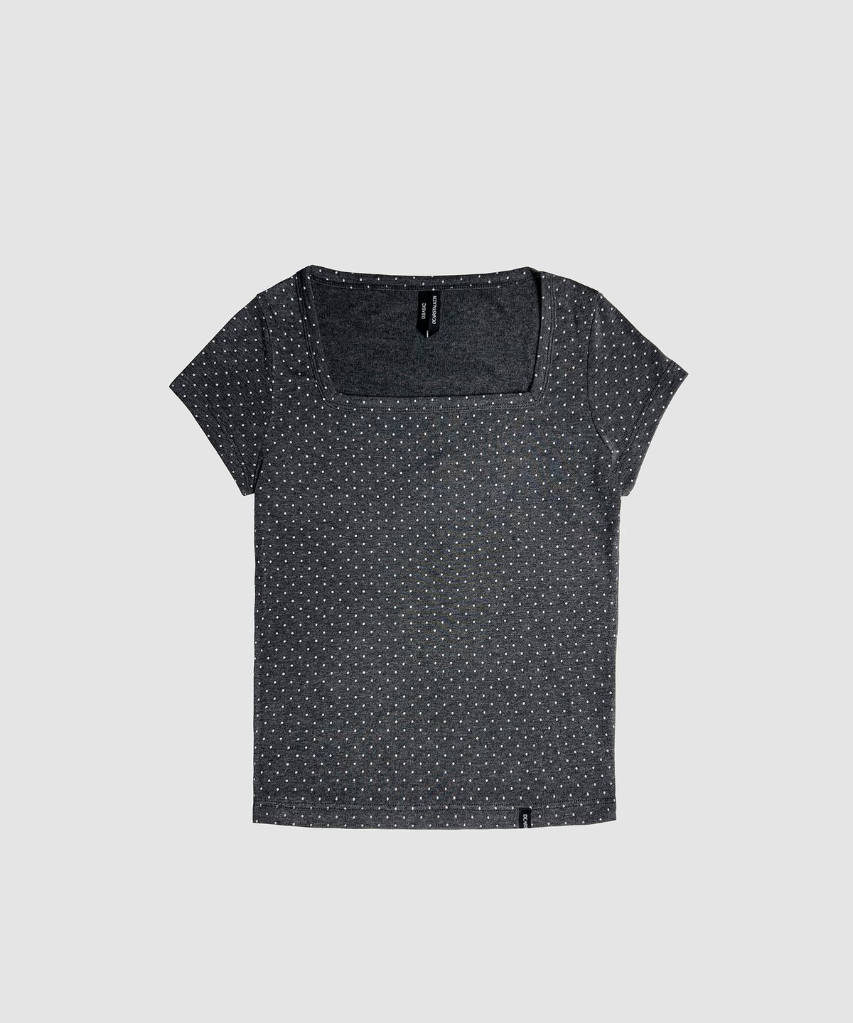 디어스토커(DEARSTALKER) D. BASIC DOT SQUARE-NECK T - 3 COLOR
