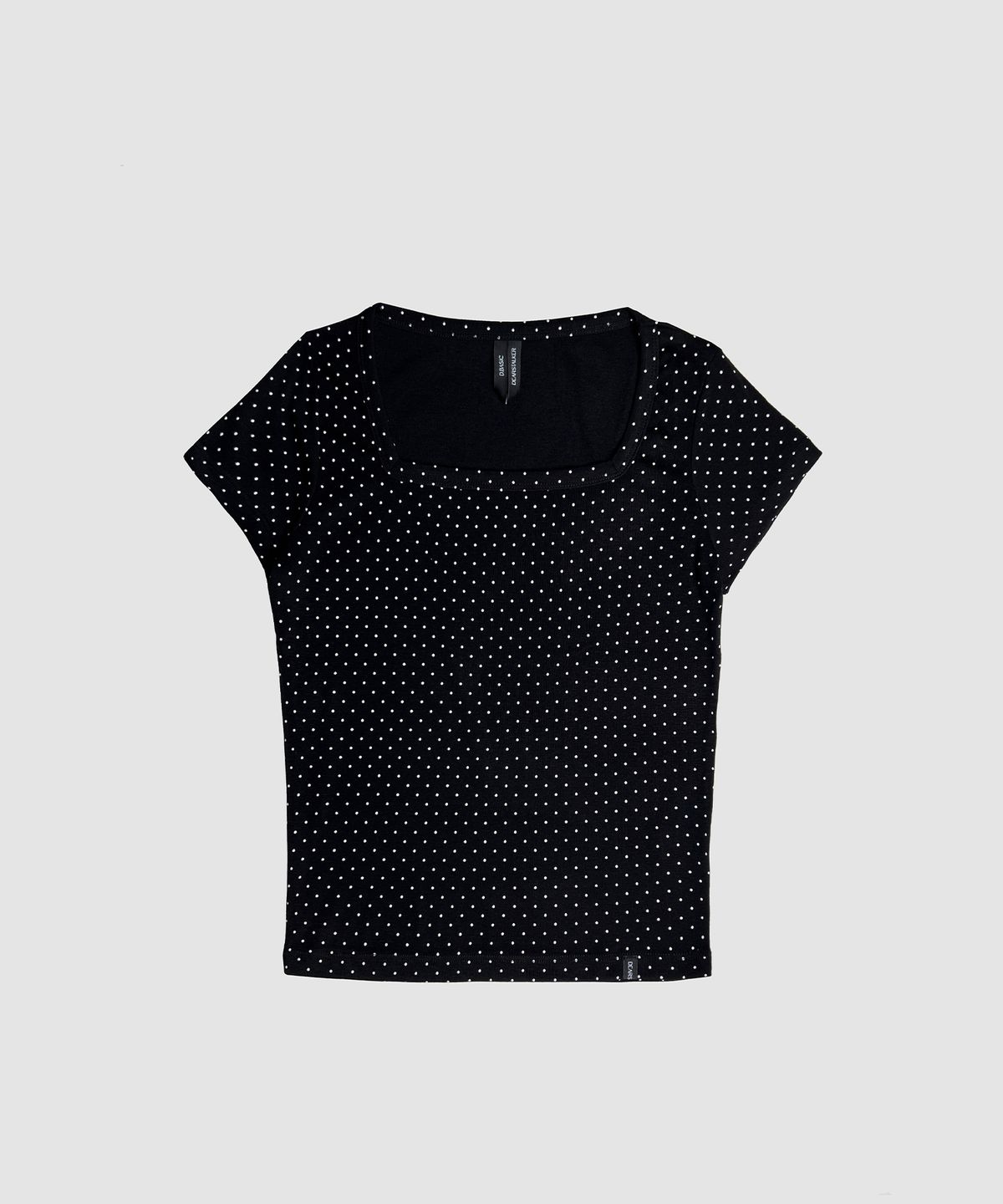 디어스토커(DEARSTALKER) D. BASIC DOT SQUARE-NECK T - 3 COLOR